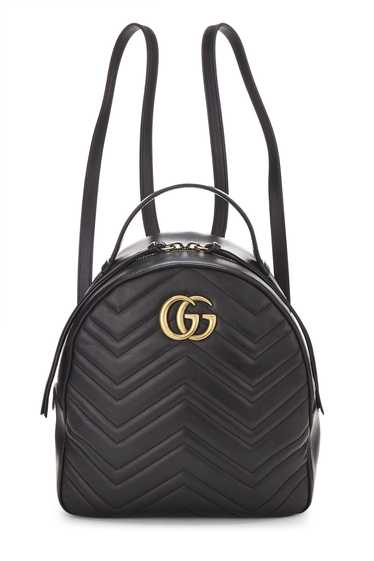 Black Leather Marmont Backpack - image 1