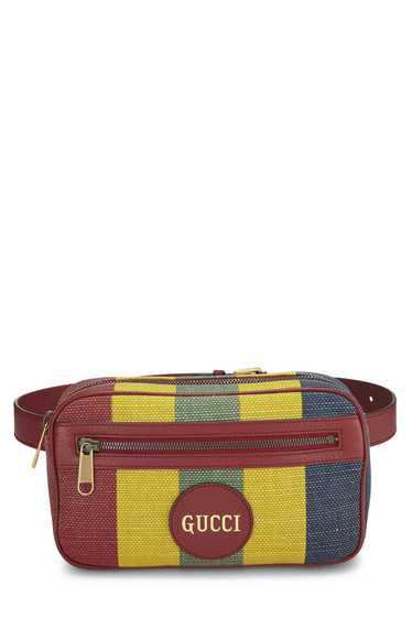 Multicolor Canvas Baiadera Belt Bag