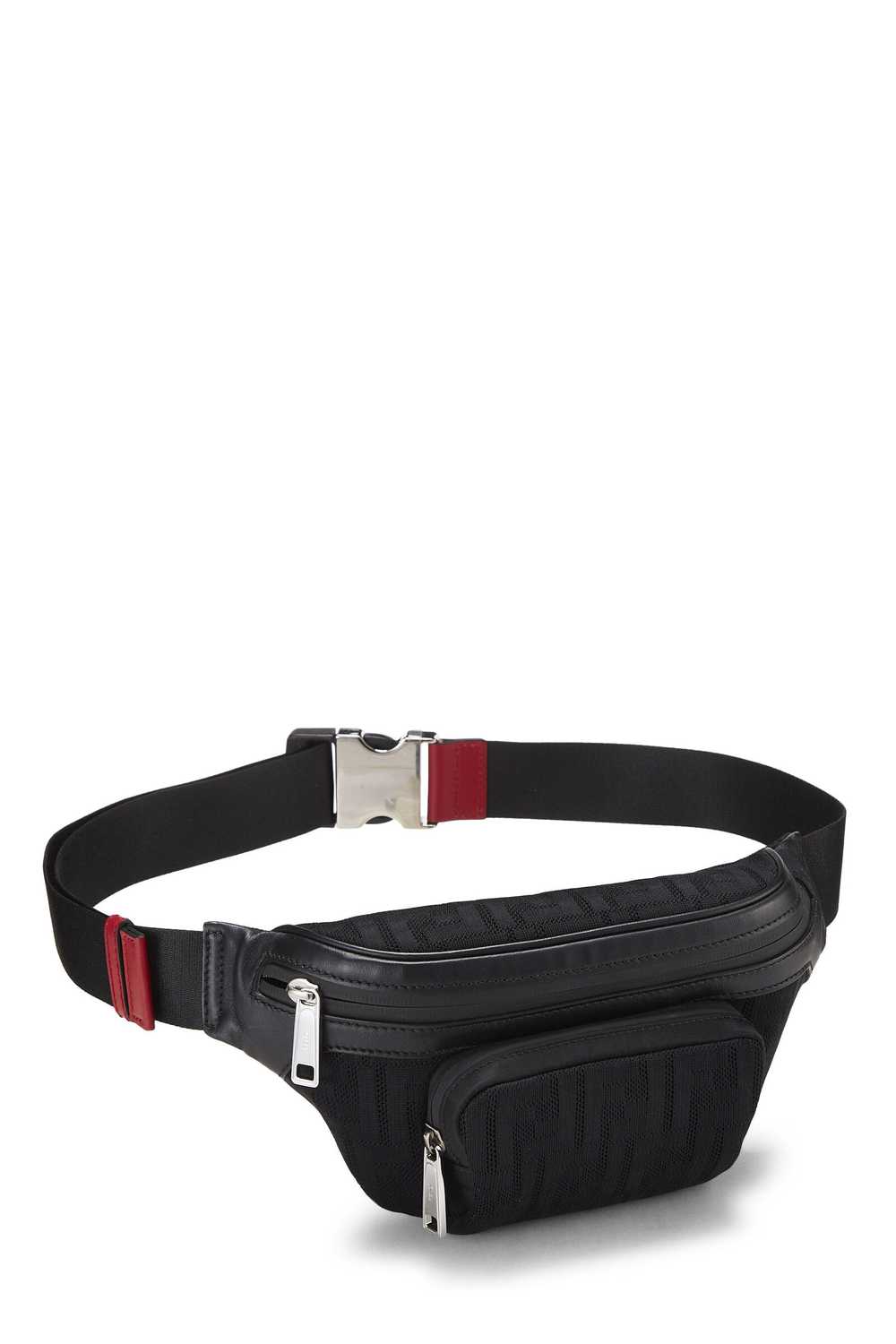 Black Mesh Zucca Belt Bag - image 2