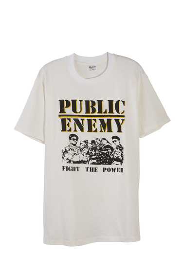 Public Enemy 1990 Fight The Power Graphic Band Tee
