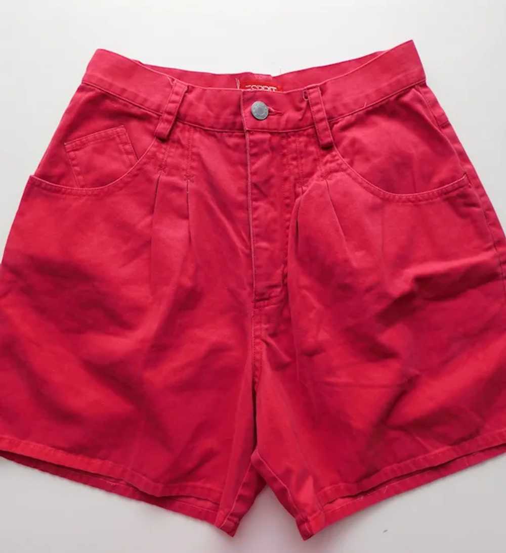 Vintage red mom shorts \ Esprit shorts \ Red cott… - image 11