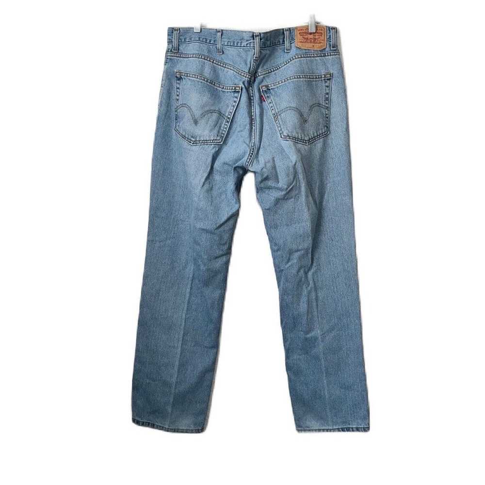 Levis 512 Jeans Size 38 X 30 Light Wash Slim Fit … - image 2