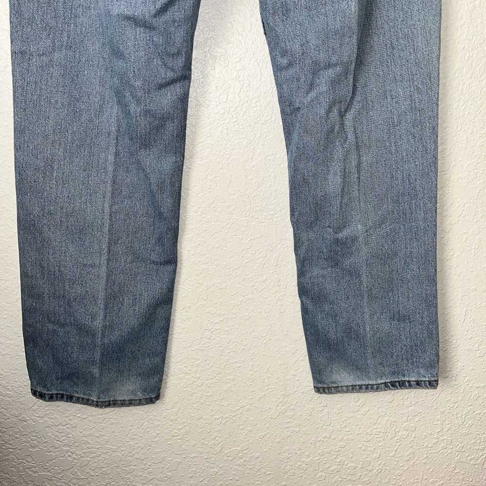 Levis 512 Jeans Size 38 X 30 Light Wash Slim Fit … - image 9