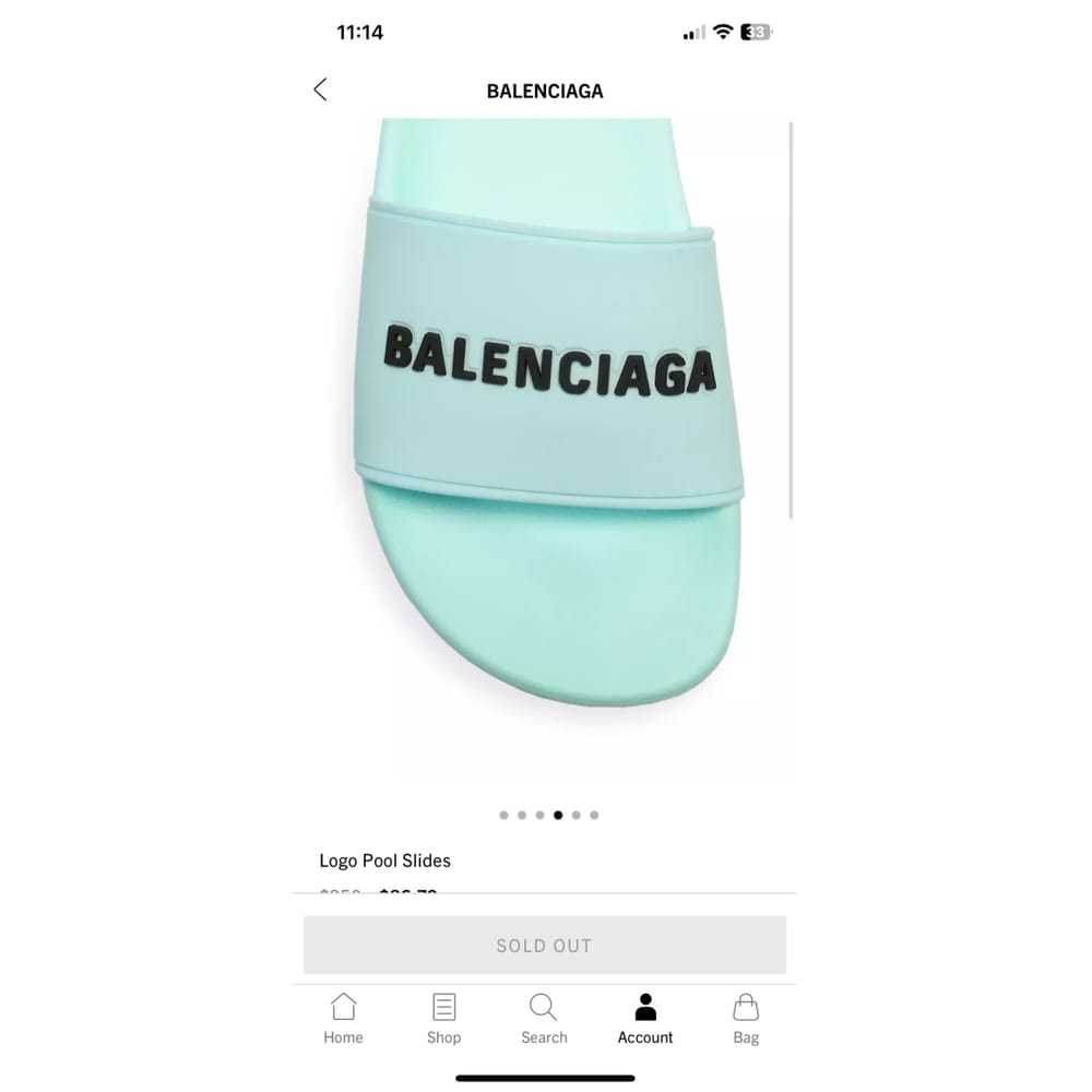 Balenciaga Vinyl sandal - image 4