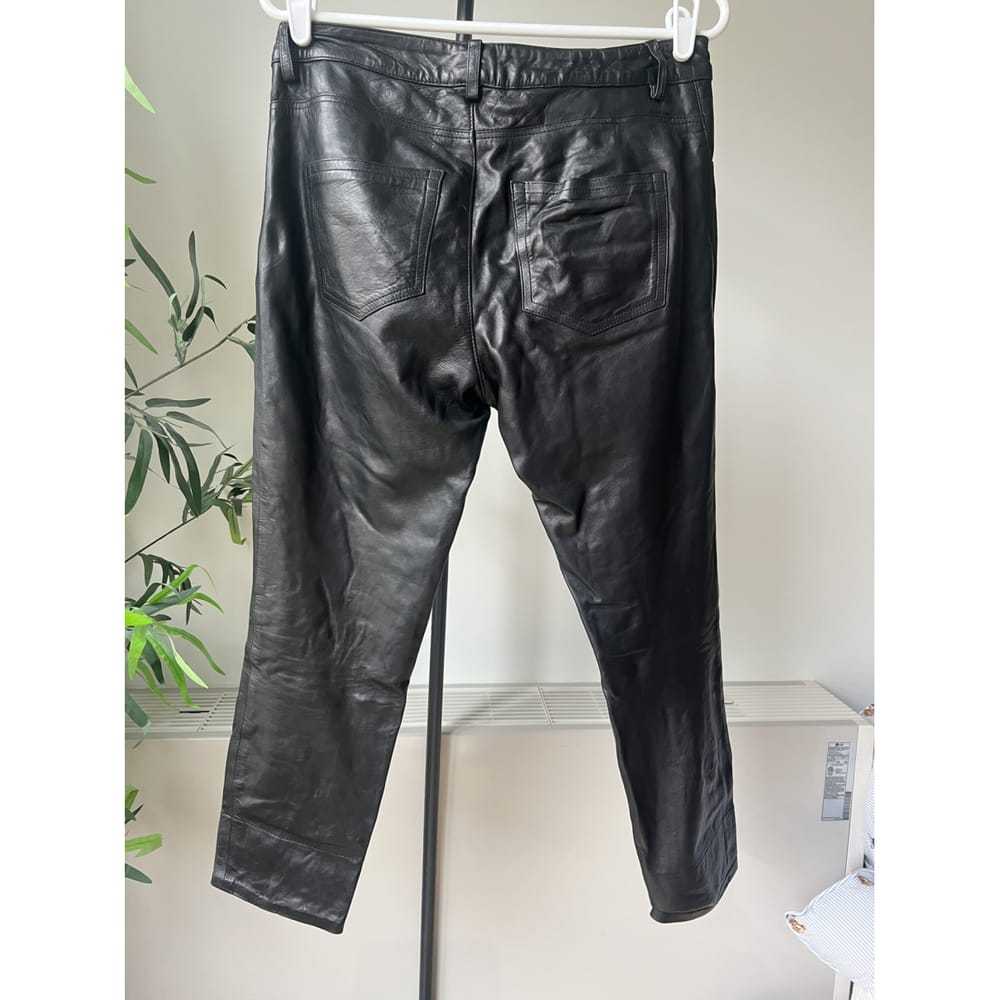 Mason Leather straight pants - image 3