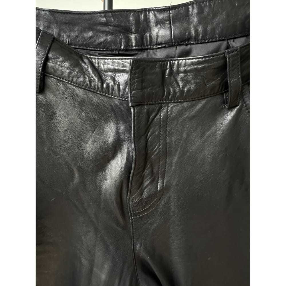 Mason Leather straight pants - image 4