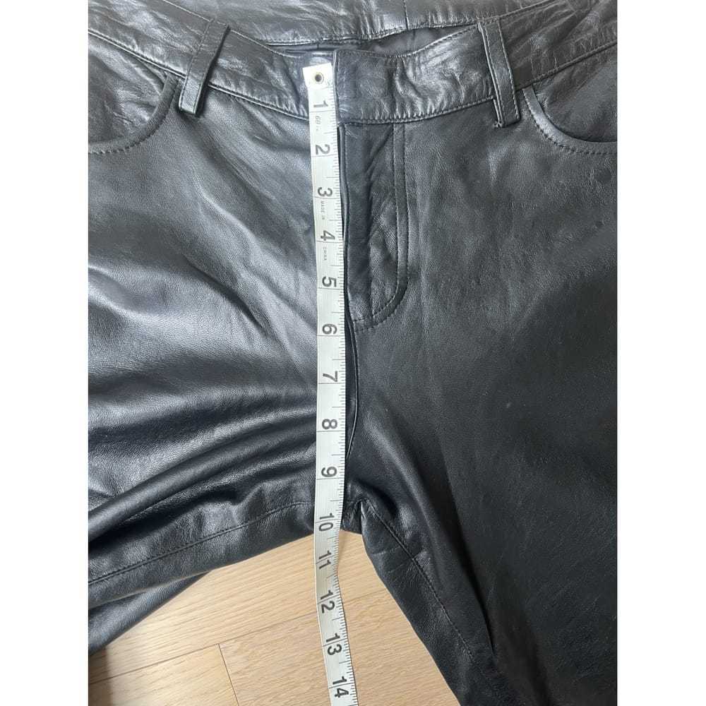 Mason Leather straight pants - image 7