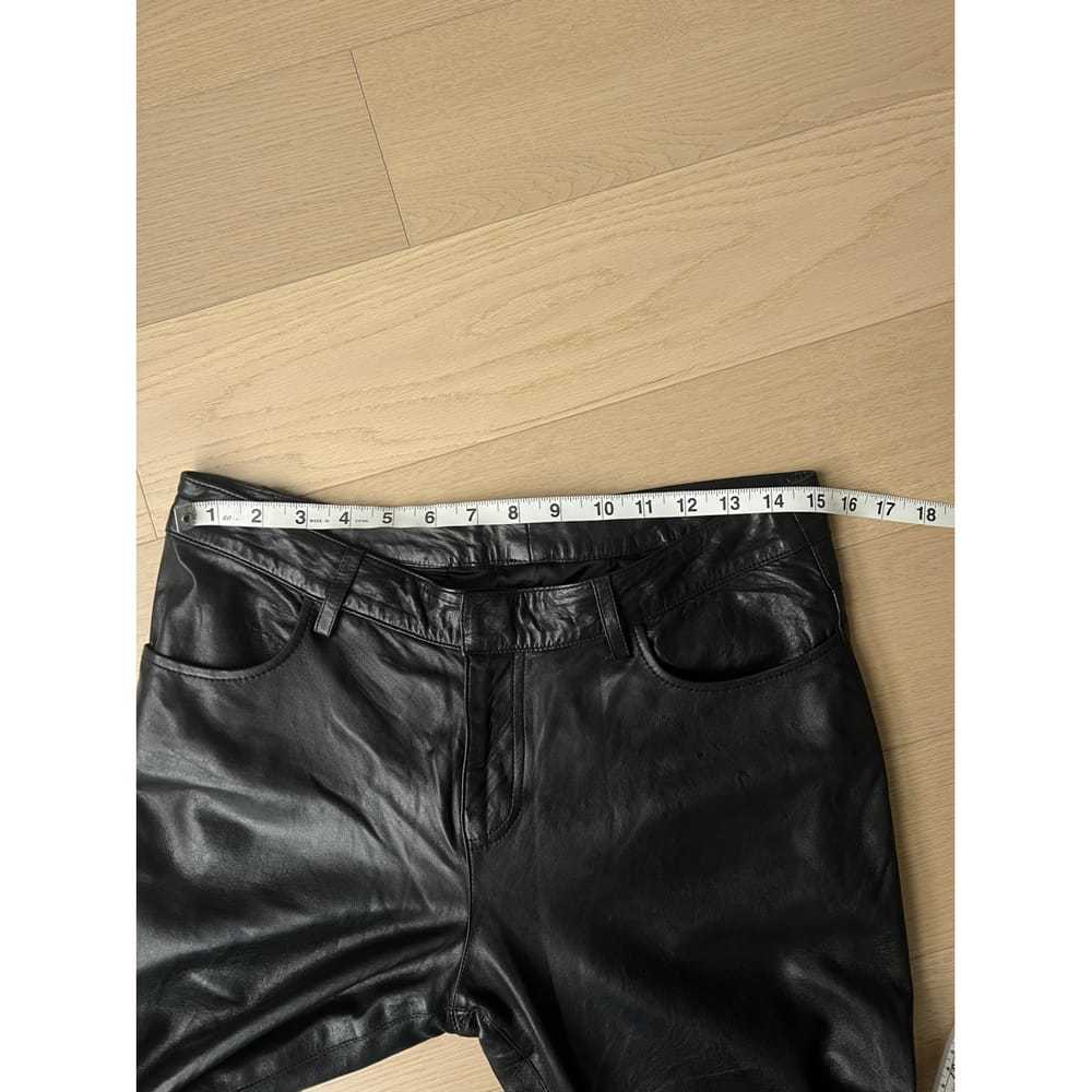 Mason Leather straight pants - image 8