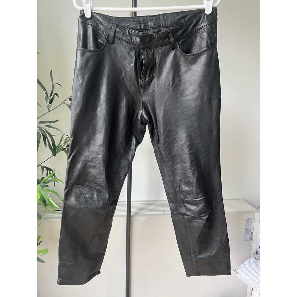 Mason Leather straight pants - image 9