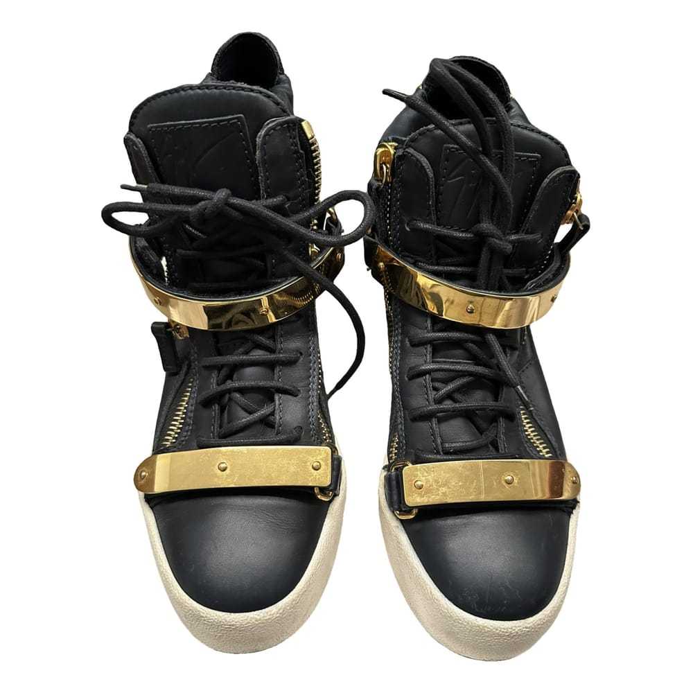 Giuseppe Zanotti Coby leather trainers - image 1