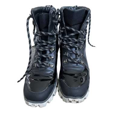 Moncler Patent leather snow boots