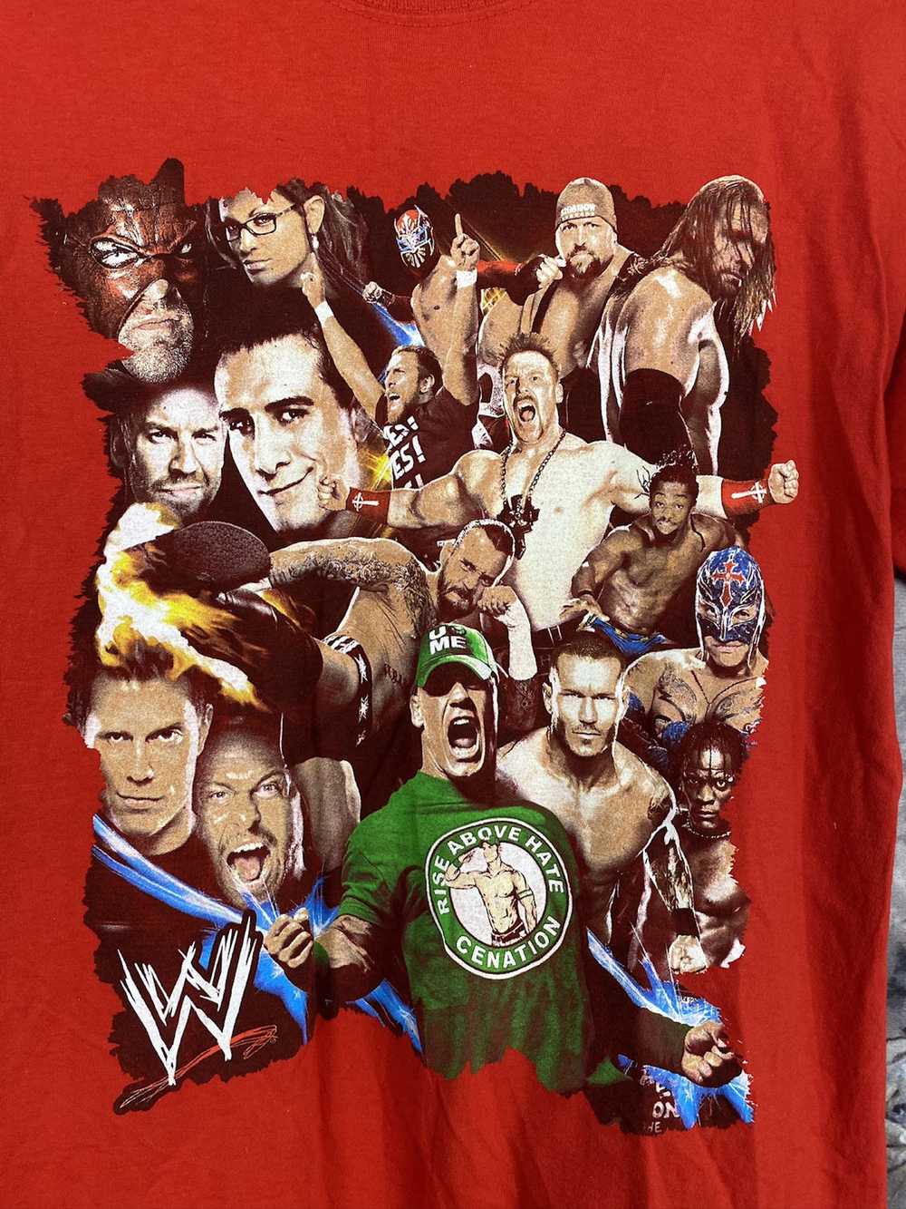 Vintage × Wwe × Wwf Men’s WWE WWF T-Shirt Raw Sma… - image 4