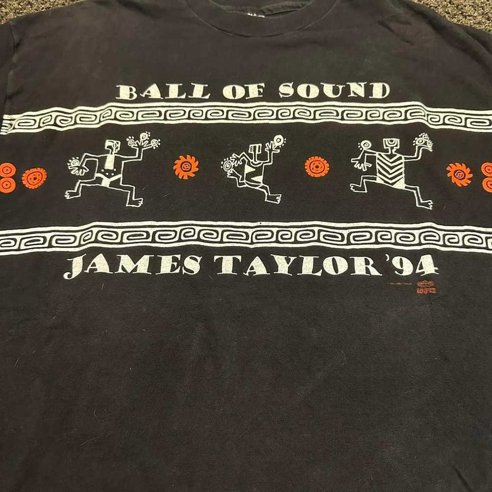 VTG James Taylor Ball of Sound 1994 Band Tee XL - image 2