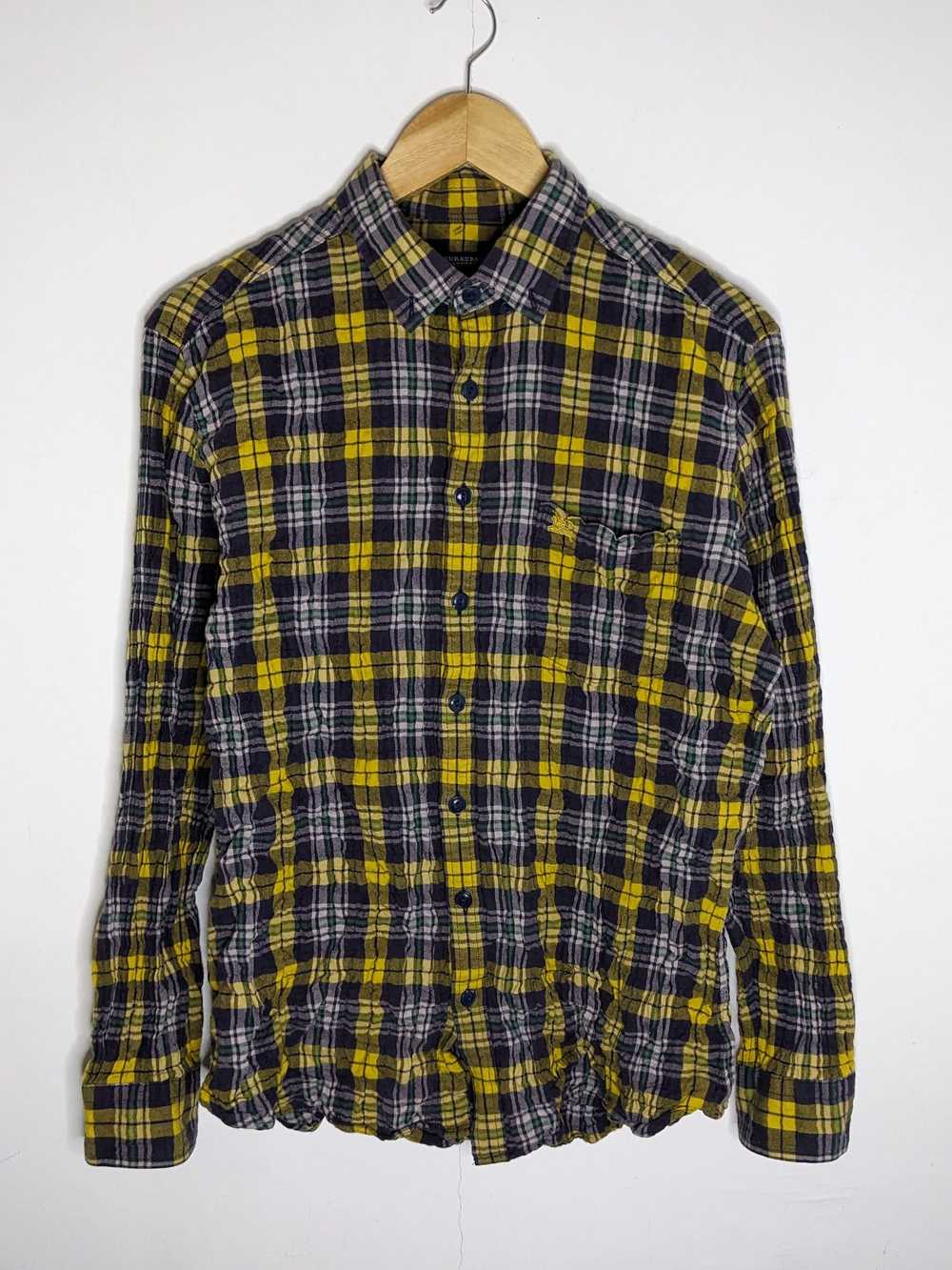 Burberry Burberry London Wrinkle Style Checked Pl… - image 3