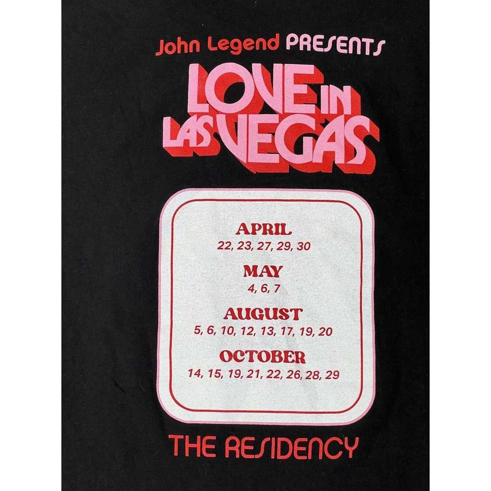 Streetwear John Legend Tour T-Shirt Love In Las V… - image 8