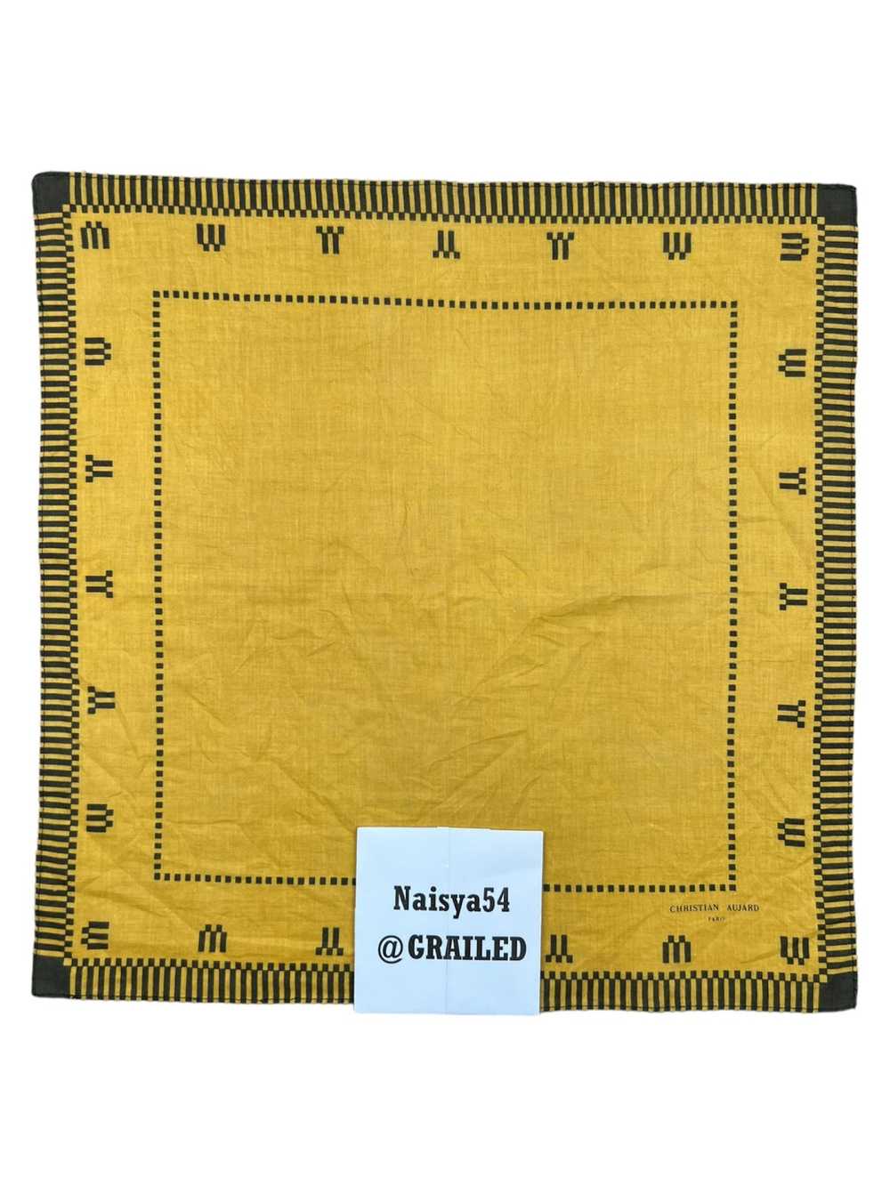 Japanese Brand Christian Aujard Handkerchief Neck… - image 6