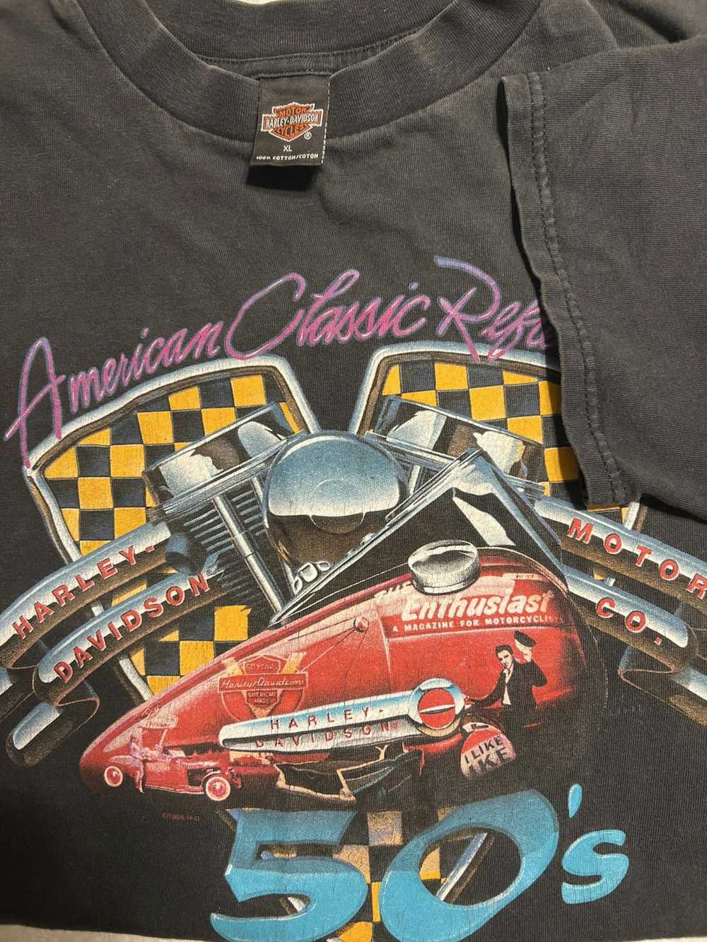 Harley Davidson Harley Elvis American Reflections Tee - Gem