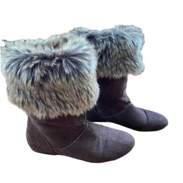 Decree Decree Faux Fur Trimmed Boots