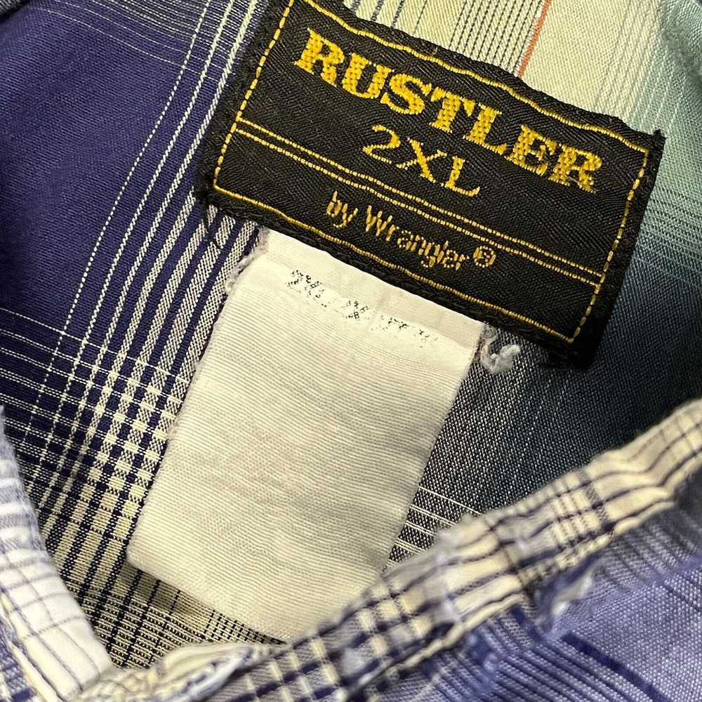 Rustler × Vintage × Wrangler Wrangler Rustler Pea… - image 10