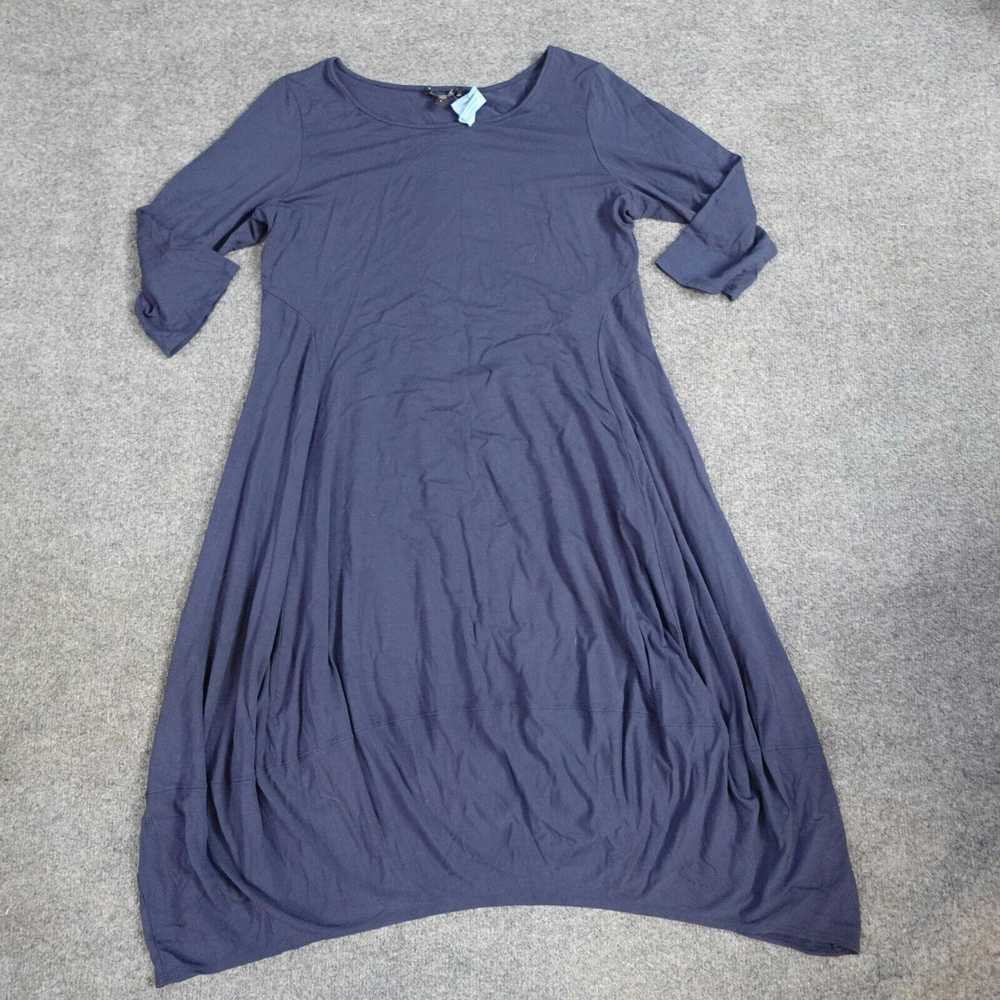 Eileen Fisher Eileen Fisher Womens Dress L Blue 3… - image 1