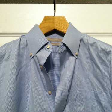 Nordstrom NORDSTROM MEN'S BLUE 100%COTTON DRESS S… - image 1