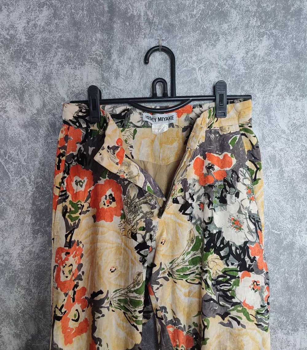 Issey Miyake Vintage Issey miyake floral pants - image 5