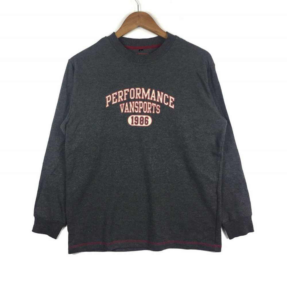 Van × Vintage Vansports Sweatshirt long sleeve ju… - image 1