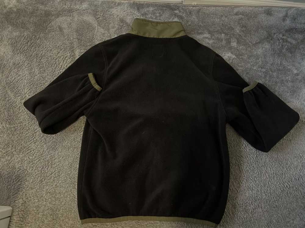 Streetwear Black/Green Full Zip Fleece Jacket - image 3