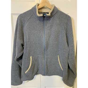 KUHL ASCENDYR 1/4 Half Zip Fleece Pullover Sweater Jacket Ash Gray Womens L