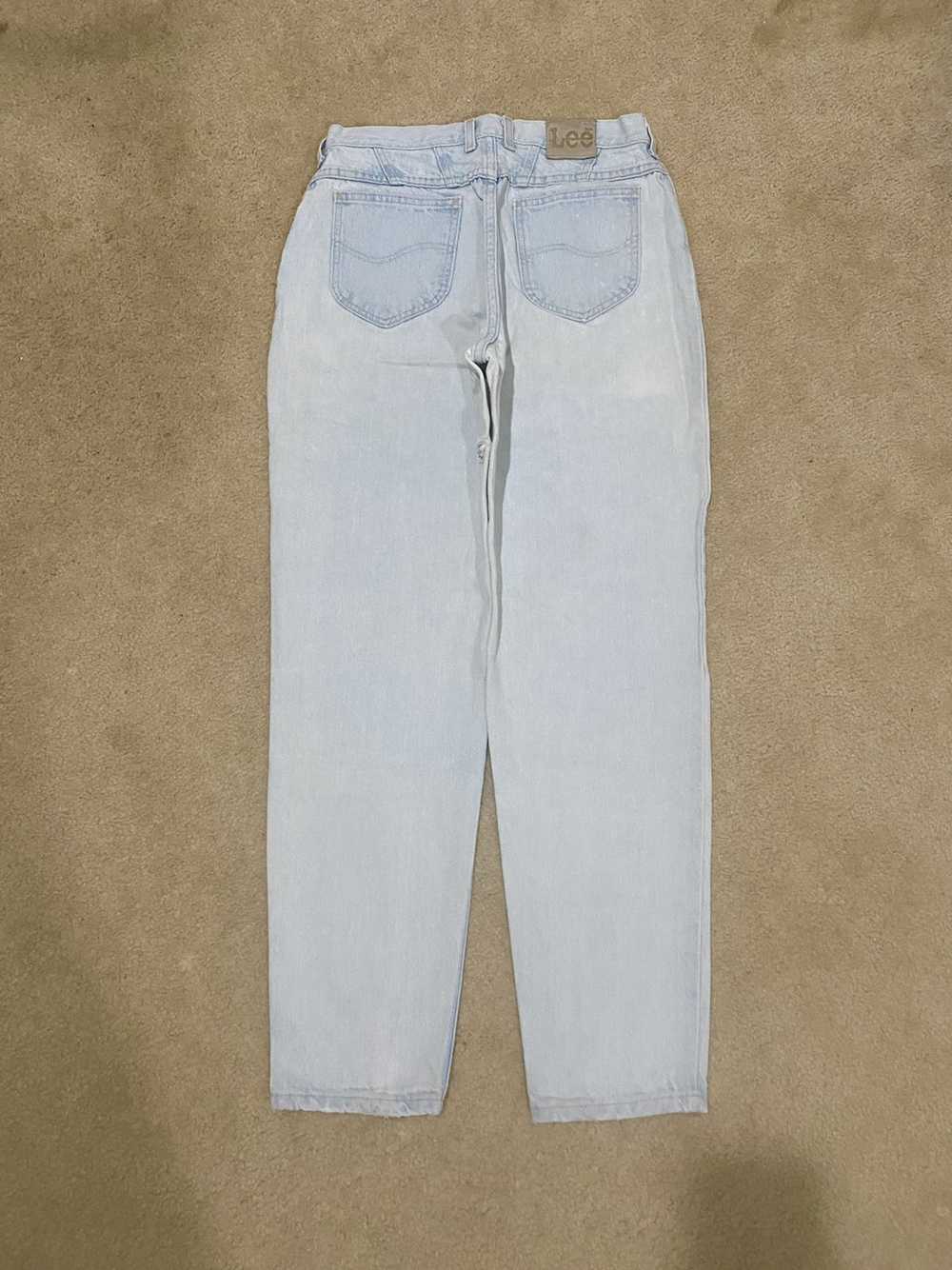 Lee × Vintage Vintage Lightwash Lee Denim Jeans - image 2