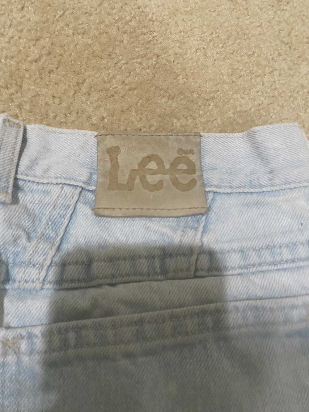 Lee × Vintage Vintage Lightwash Lee Denim Jeans - image 9