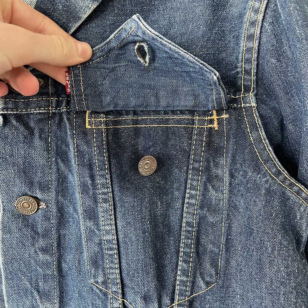 Made In Usa × Vintage VTG Levi's 557xx Denim Truc… - image 5