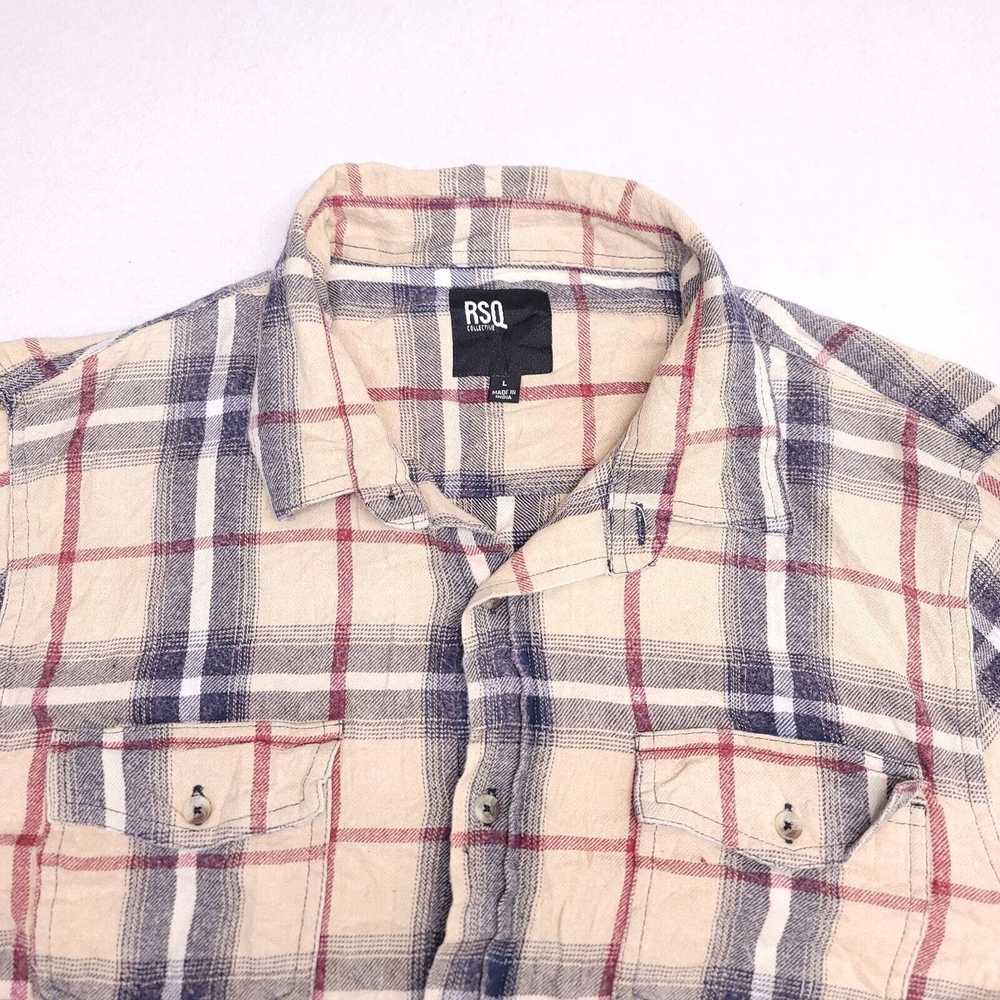 Rsq RSQ Collective Tartan Flannel Shirt Mens Size… - image 1