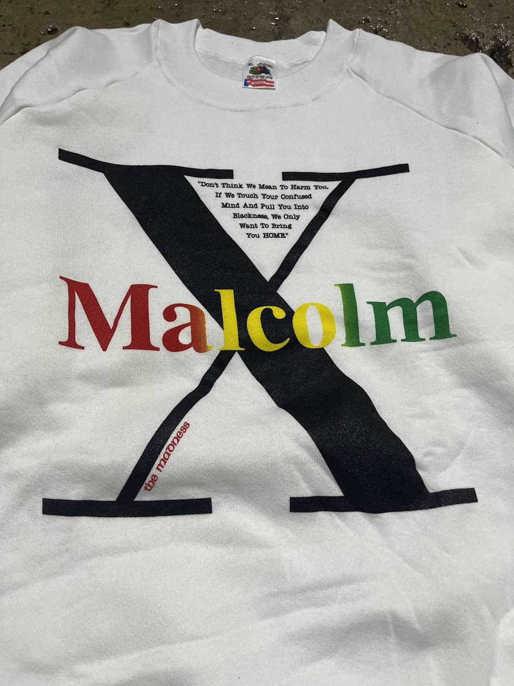 Malcolm X × Streetwear × Vintage Crazy Vintage 90… - image 4