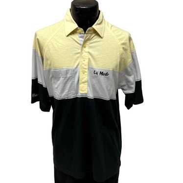 Unkwn 80's La Mode Sportswear Black Yellow COLOR … - image 1