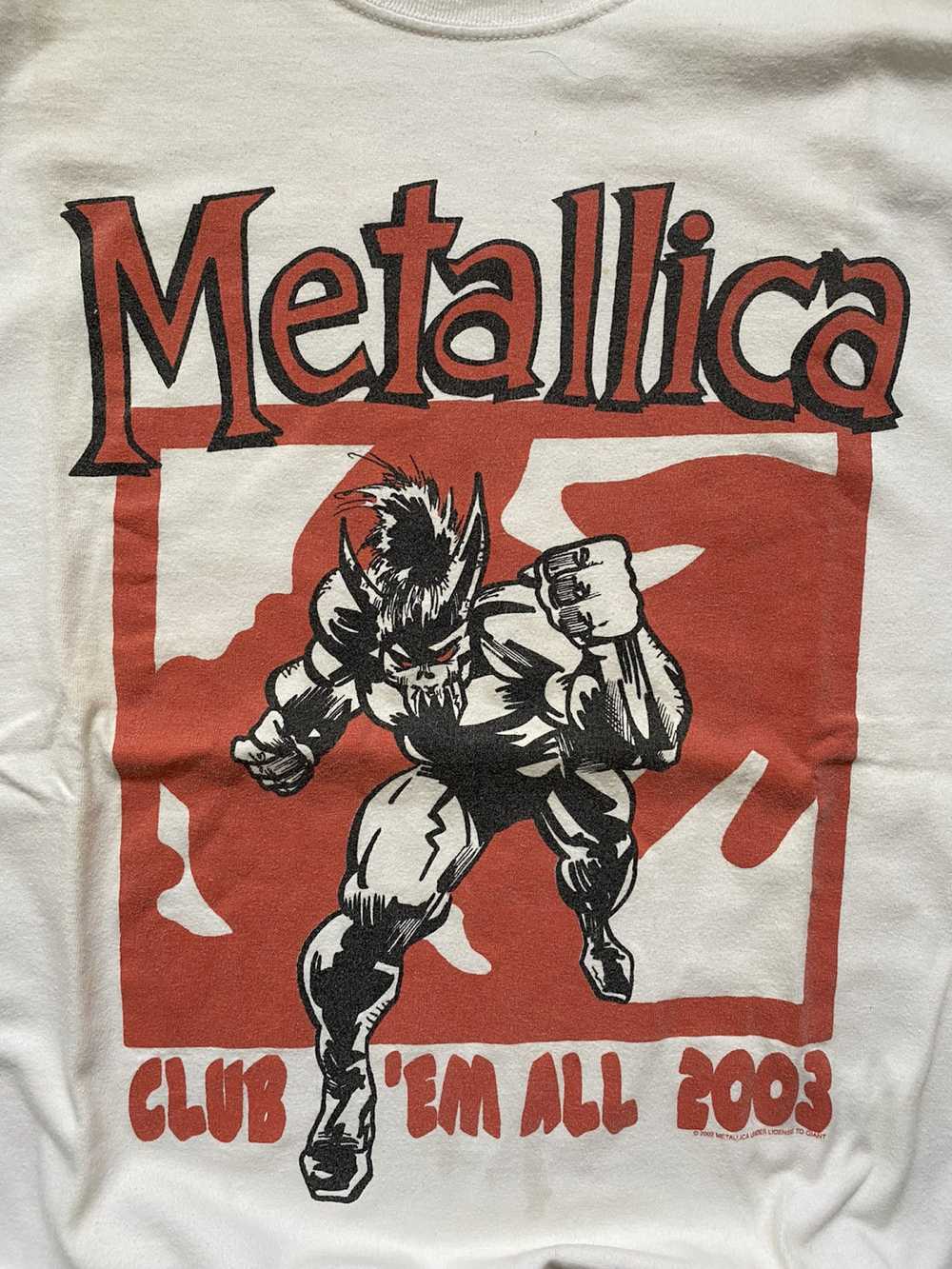 Band Tees × Metallica × Vintage Metallica 2003 Te… - image 3