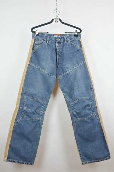 Jet Lag JET LAG Vintage Half Corduroy Jeans - image 1