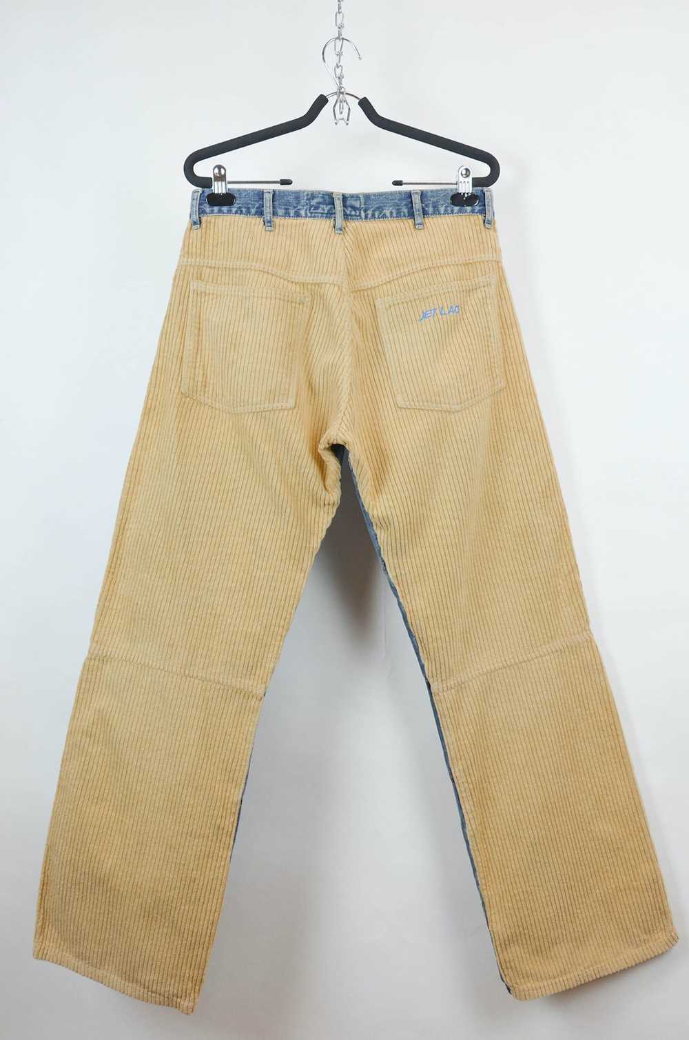 Jet Lag JET LAG Vintage Half Corduroy Jeans - image 2