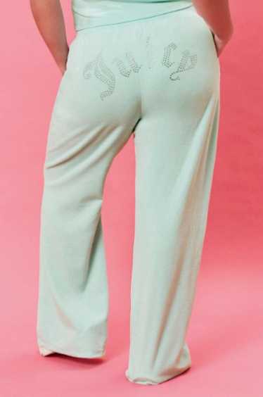 Juicy Couture Joggers Womens XL Sweatpants Cream Elastic Waist