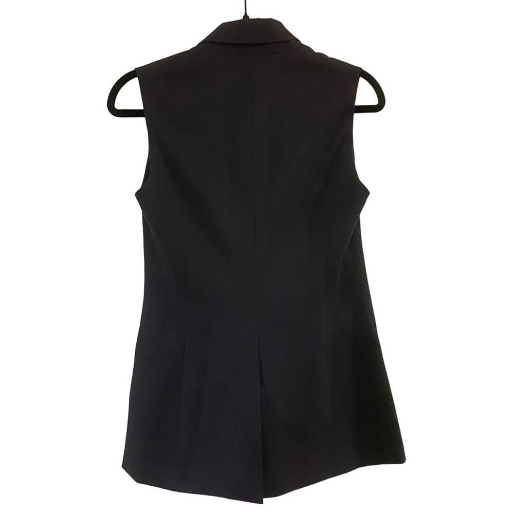 Theory Theory Black Sleeveless Wool Vest SZ. 4 - image 2