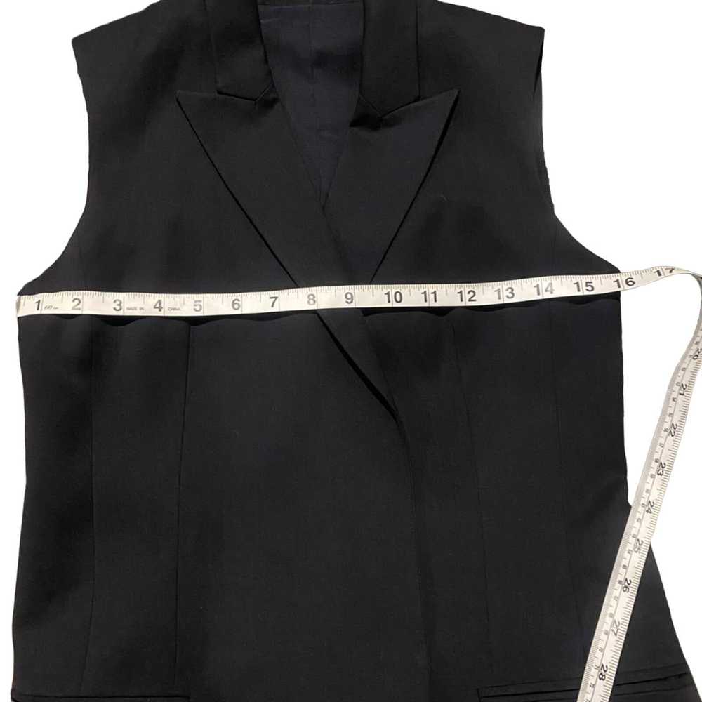 Theory Theory Black Sleeveless Wool Vest SZ. 4 - image 3