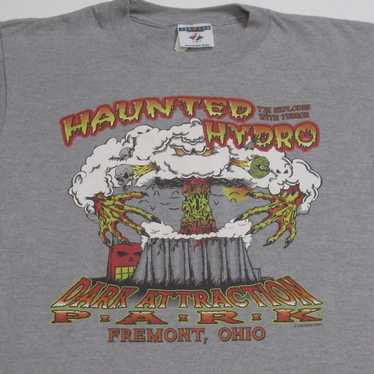 Jerzees Vintage Retro Classic Haunted Hydro Park TShirt