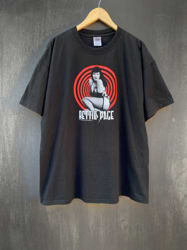 Streetwear × Vintage Bettie Page Vintage t shirt … - image 1