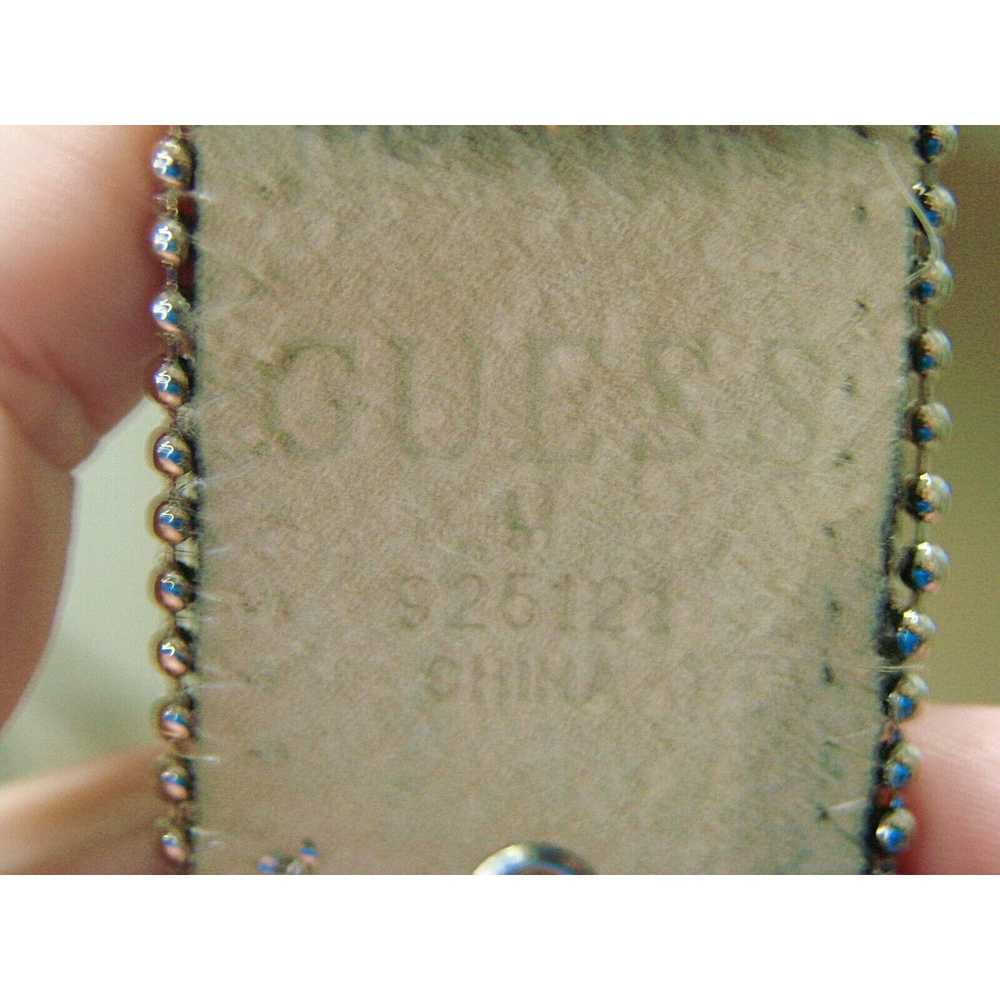 Guess Guess Womens Black Studded Rhinestones Embo… - image 9