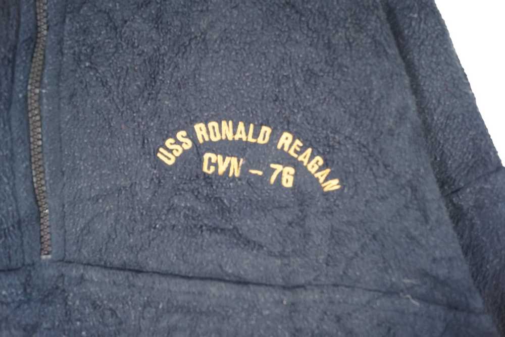 Made In Usa × Vintage Rare! Vintage Fleece Uss Ro… - image 3