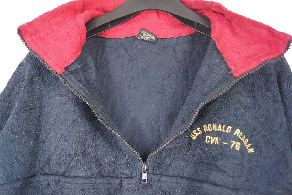 Made In Usa × Vintage Rare! Vintage Fleece Uss Ro… - image 4