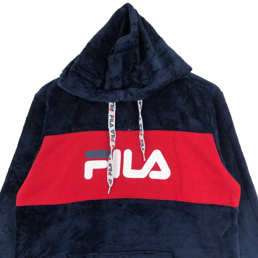 Fila × Outdoor Life FILA Fleece Hoodies Big Logo … - image 2