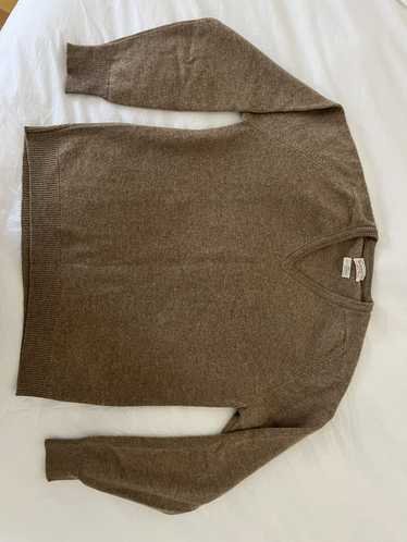 Alan Paine Vintage 70s Lambswool V-Neck Sweater by