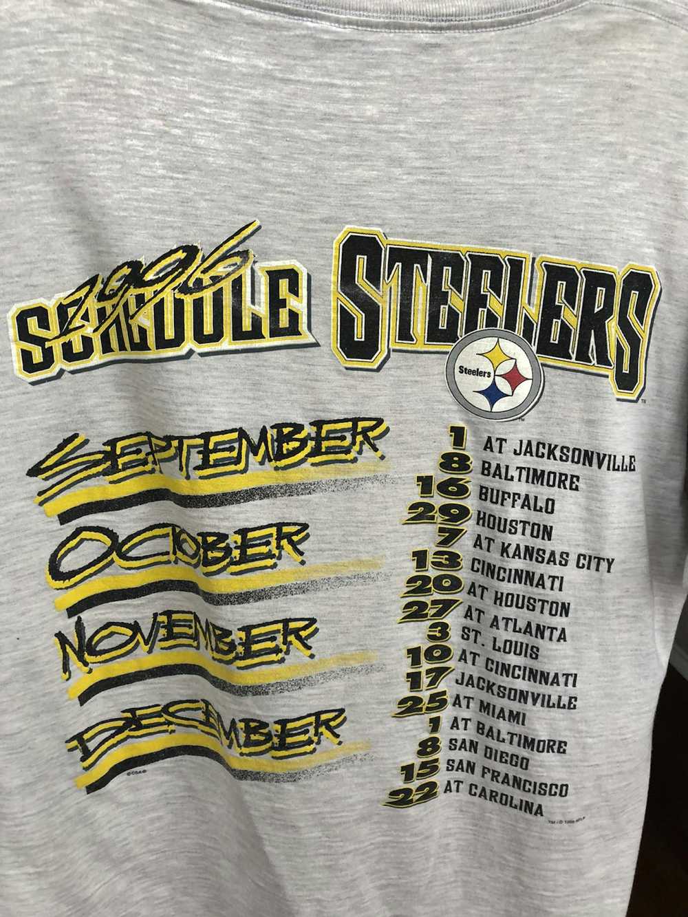 Vintage Pittsburgh Steelers 1996 vintage tee - image 4