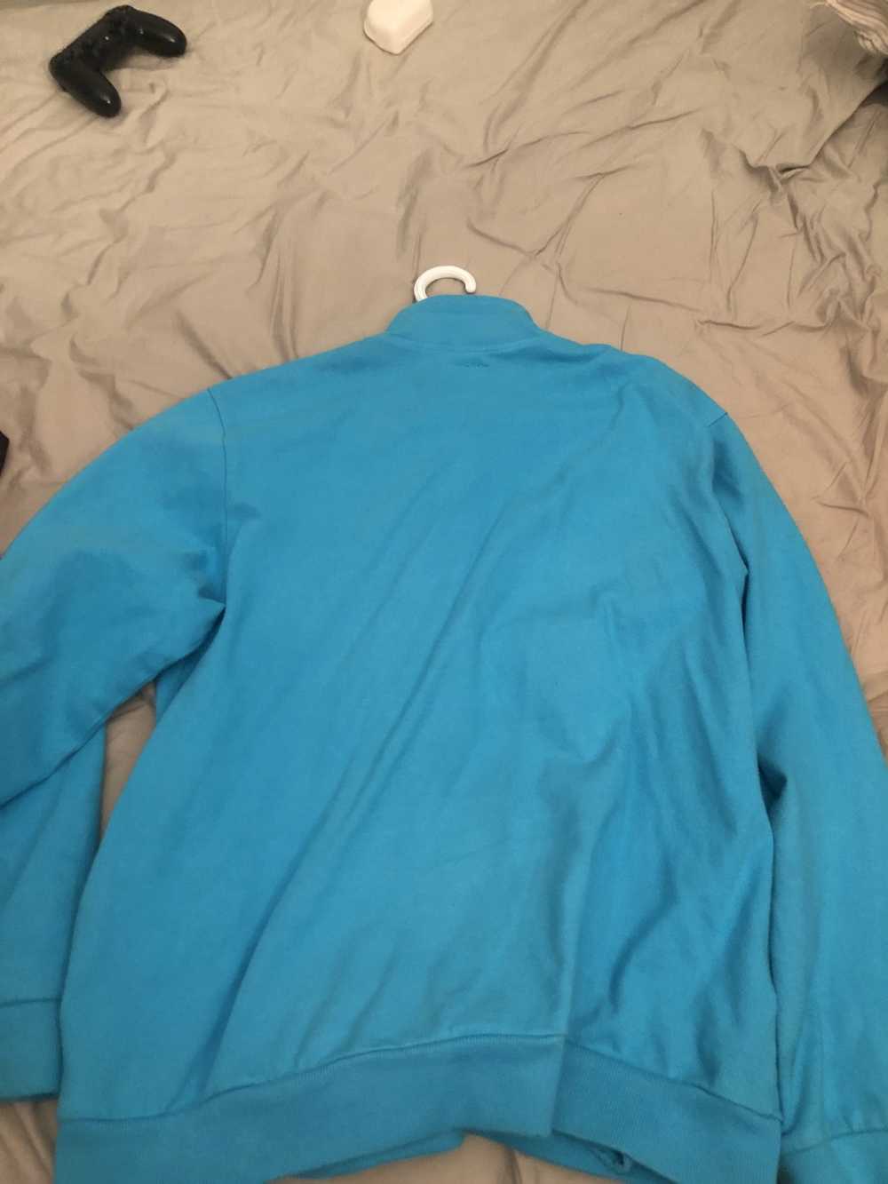 Supreme Supreme Half Zip Warm Up Sweater Blue - image 3